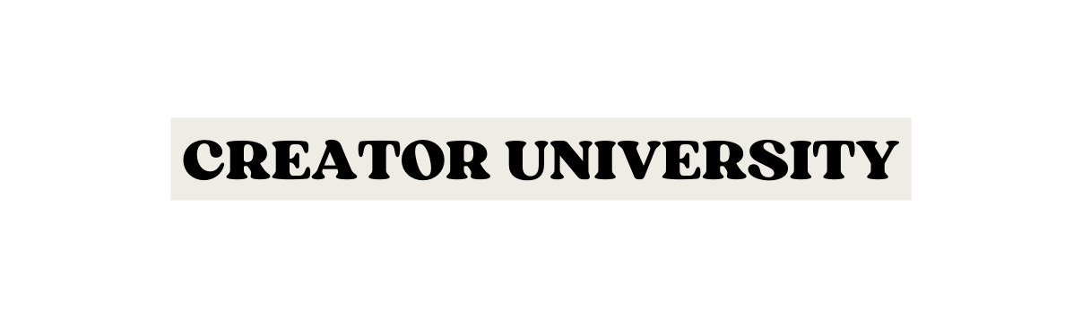 creator university